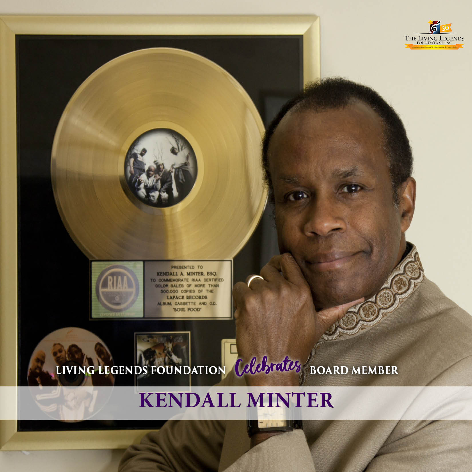 Celebrates Board Member Kendall Minter