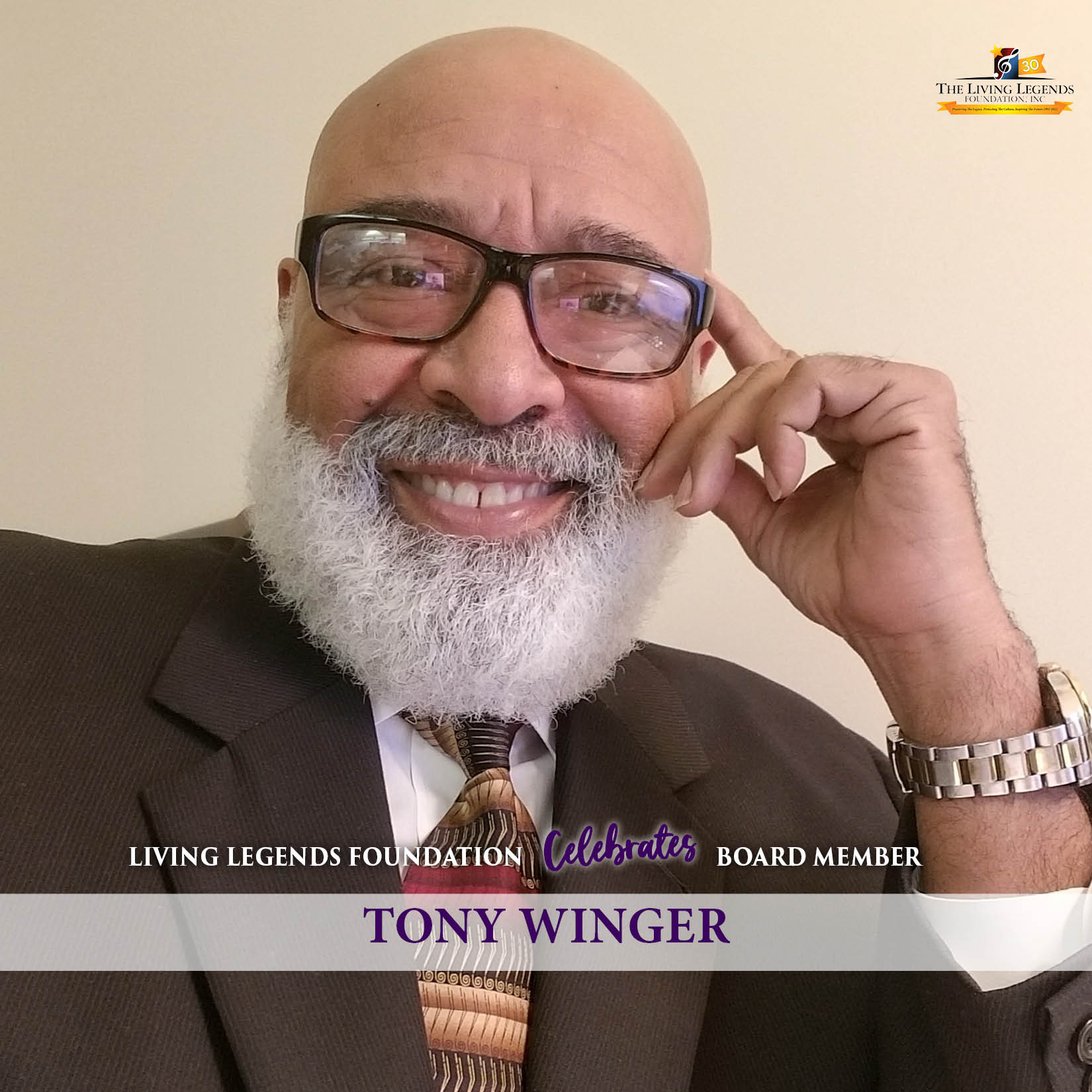 Celebrates Board Member Tony Winger