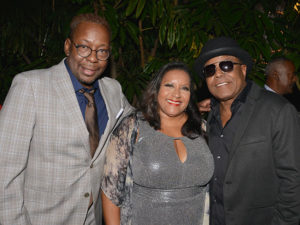 Left to Right: Bobby Brown, Dedra Tate & Tito Jackson - 
Photo Credit: Maury L. Phillips