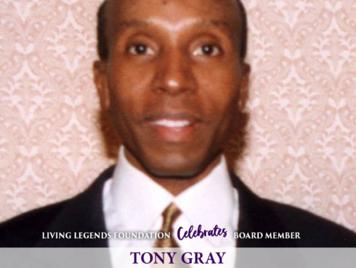 June 16 frame Celebrates Board Member Tony Gray