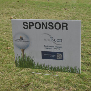 Sponsor sign - My Econ