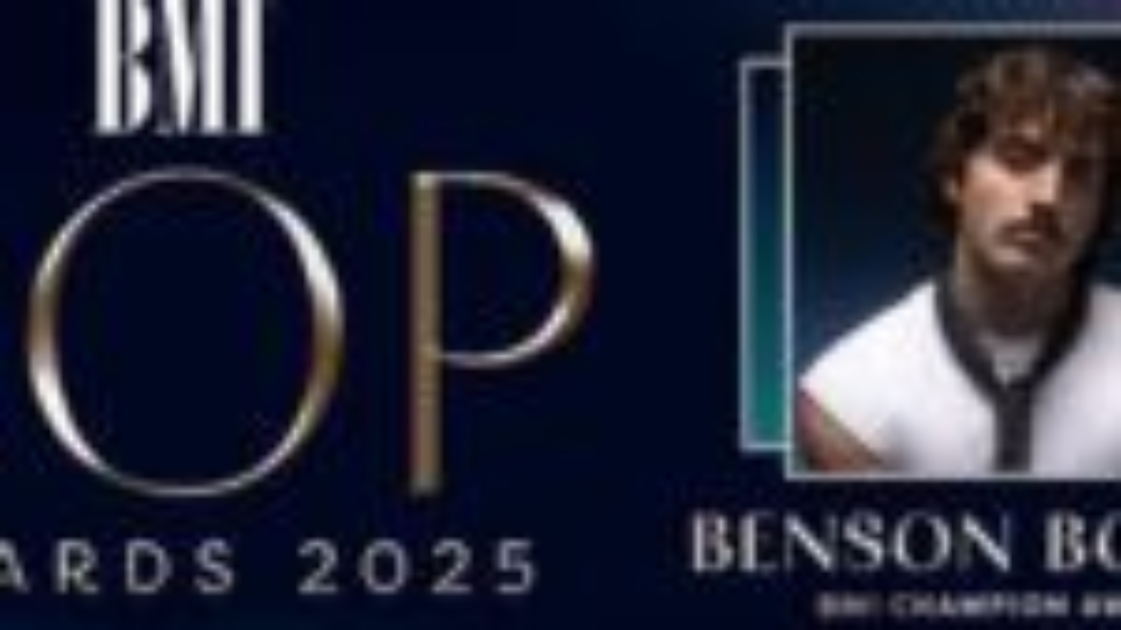 Benson Boone to Receive Champion Award at 2025 BMI Award